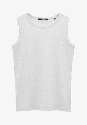 someday. SLIM FIT RIB - Top - light grey mélange