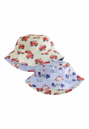 Next, REVERSIBLE BUCKET HAT  . - Hut - red white blue emergency vehicles