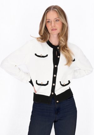 Kardigán - offwhite/black