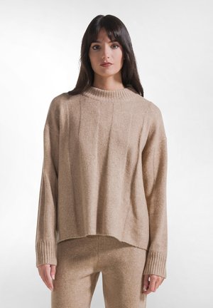 Deha, CREW NECK SWEATER - SWEATER . - Jersey de punto - beige