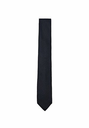 Tie - mottled dark blue