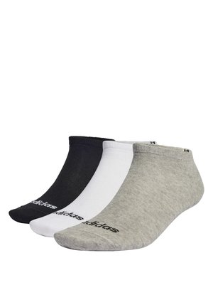 LOW 3PACK - Calcetines tobilleros - medium grey heather   white   black