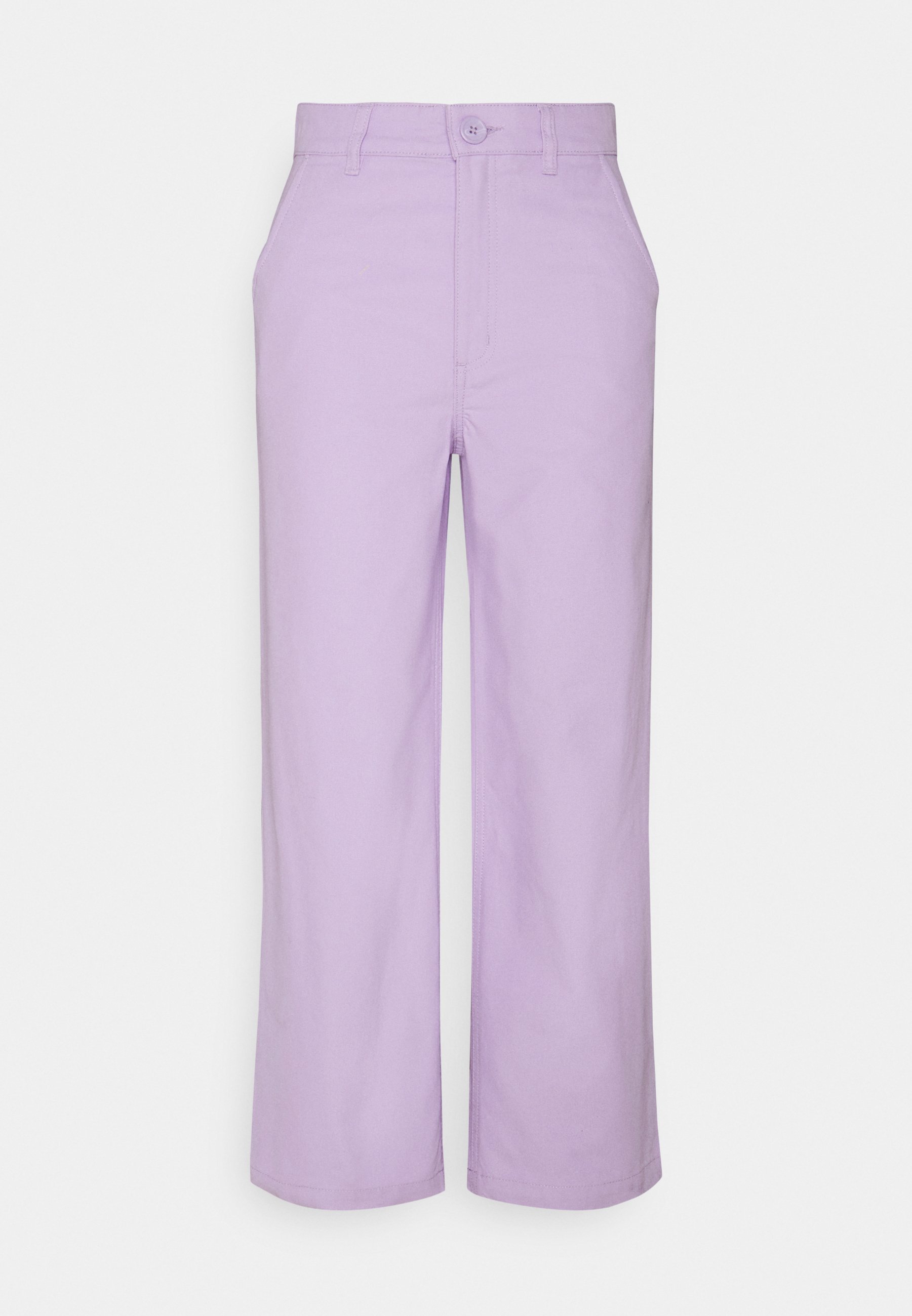 Monki MABEL TROUSERS - Tygbyxor - lilac 