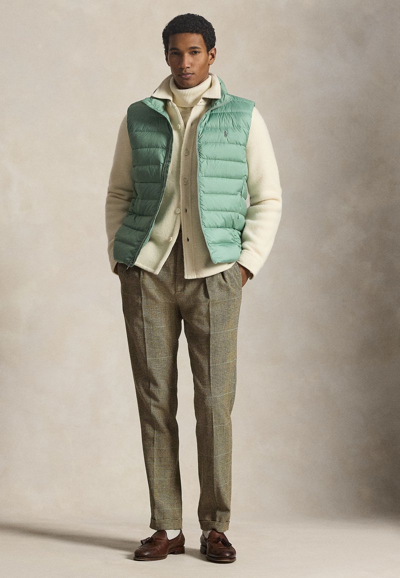 Veste micropolaire noire John Deere logo veste polaire broderie fermeture éclair