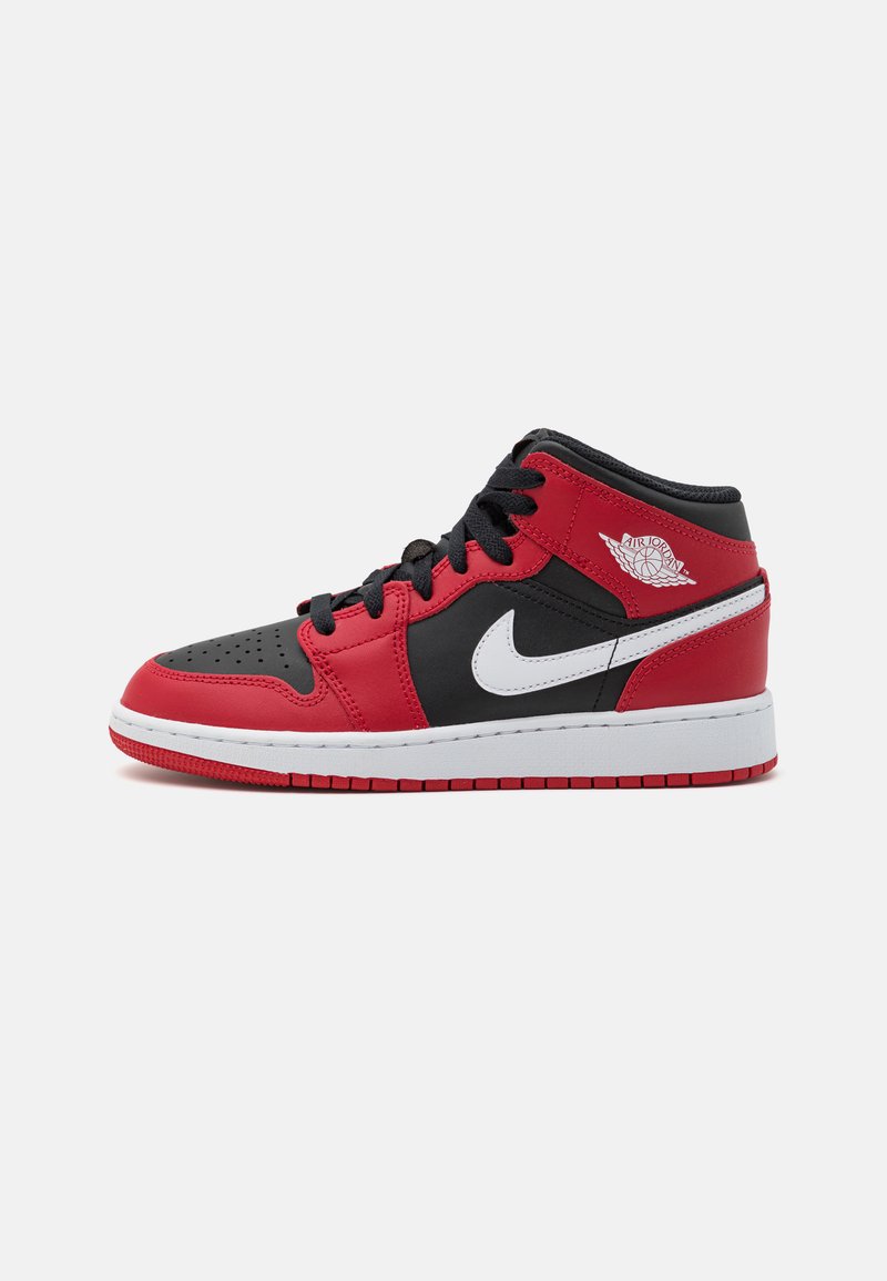 Jordan AIR JORDAN 1 UNISEX - Vysoké tenisky - black/white/gym red