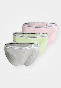 MODERN LOGO 3 PACK  - Slip - highline green/buff pink/grey