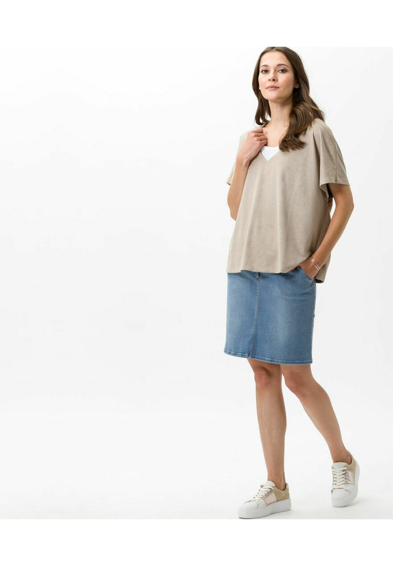 Damen Jeansröcke | BRAX STYLE KIMI Jeansrock used light blue/hellblau - NM26293 Damen Jeansröcke | BRAX STYLE KIMI Jeansrock used light blue/hellblau - NM26293