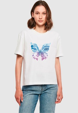 Mister Tee CHROMED - T-shirt imprimé - white