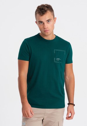 T-shirt con stampa - dark green