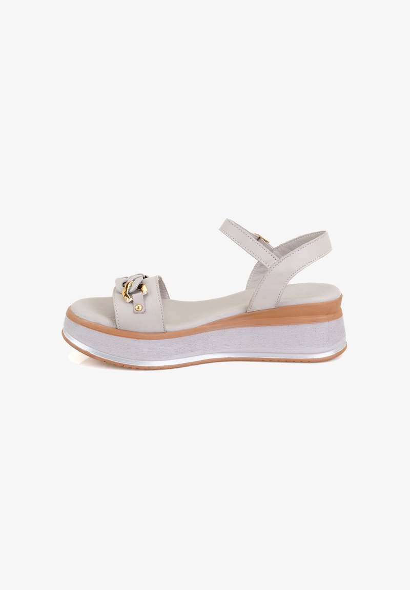 Desa Sandalen met plateauzool - gray
