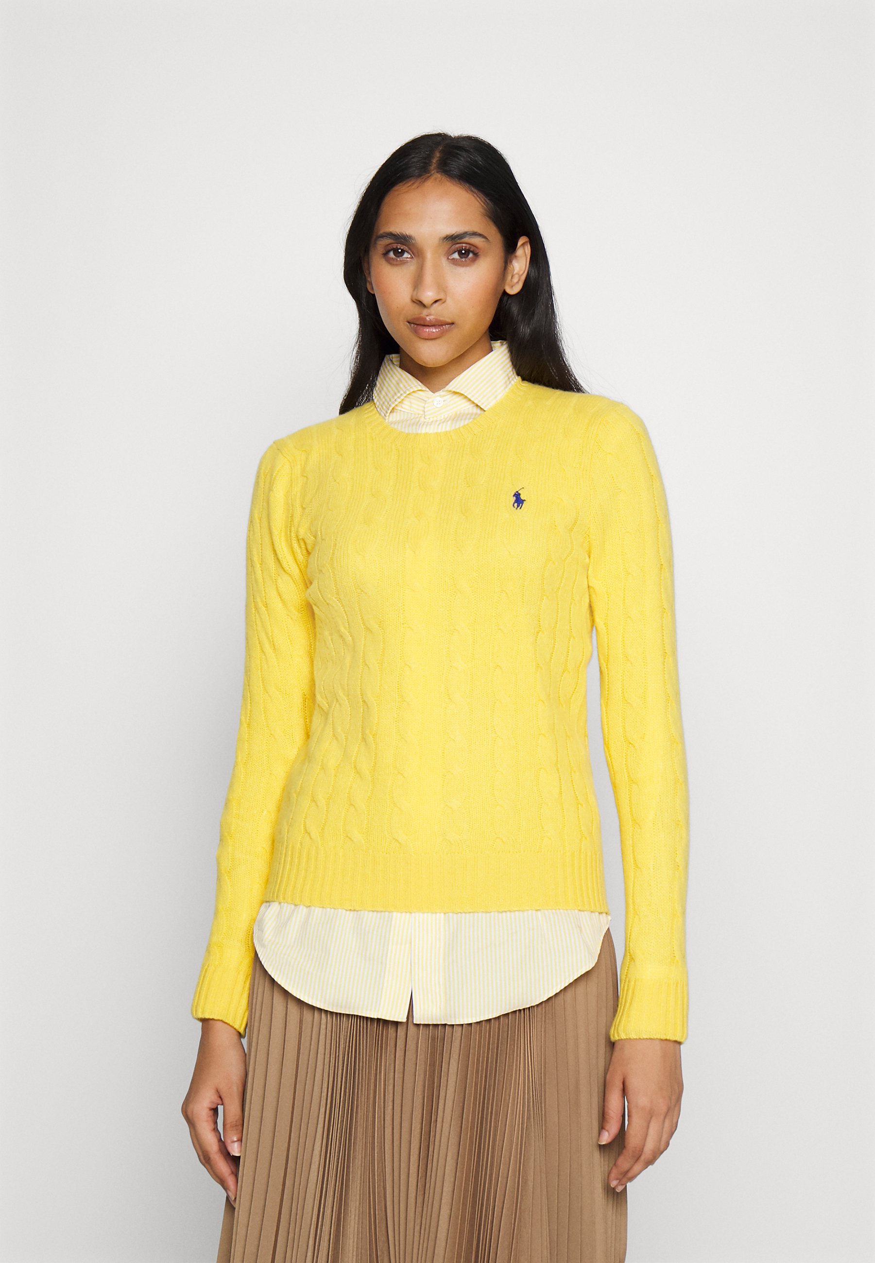 Polo Ralph Lauren JULIANNA LONG SLEEVE - Jumper - slicker yellow/yellow -  Zalando.de
