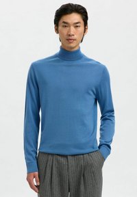 Selected Homme ROLLKRAGEN - Pullover - true navy