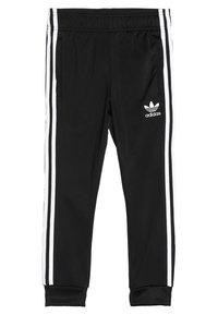 adidas Originals SUPERSTAR PANTS - Träningsbyxor - black/white