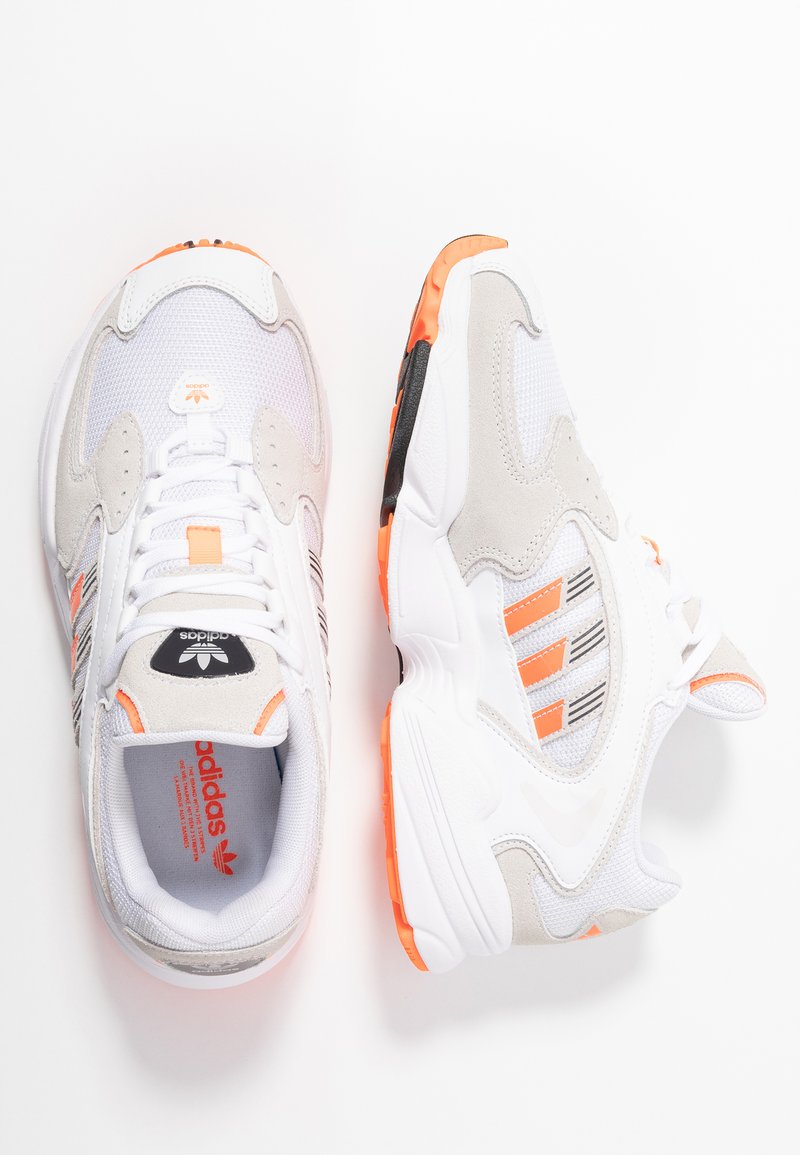 Adidas Originals Sneaker Low Footwear White Solar Orange Clear Black Weiss Zalando De