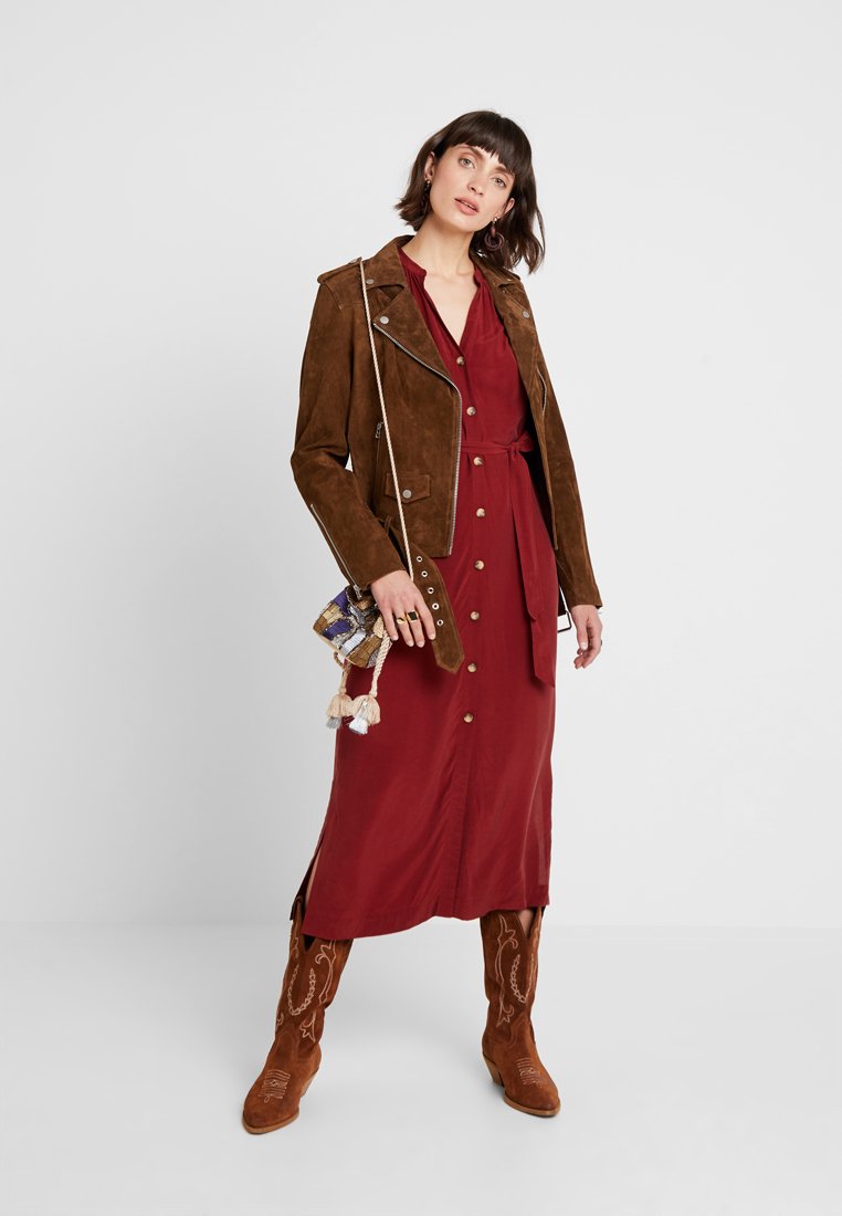 CAT Leren jas camel CAT Leren jas camel