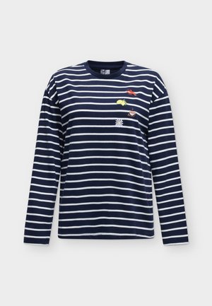Pieces, PCSADIE TEE  - T-shirt à manches longues - maritime blue