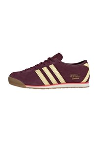 Sneaker low - maroon   almost yellow   gold metallic