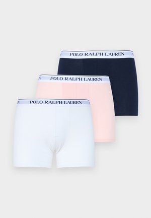 Polo Ralph Lauren TRUNK 3 PACK - Kurze Boxershorts - white/pink/navy