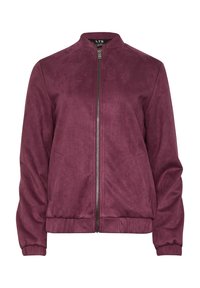 Imitatieleren jas - red