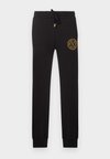 EMBLEM EMBRO - Παντελόνι φόρμας - black/gold-coloured
