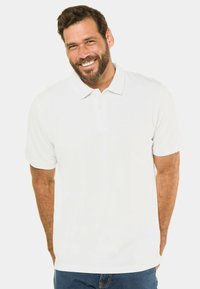 JP1880 GROSSE GRÖSSEN BIS 8XL KNOPFLEISTE - Pikeepaita - white