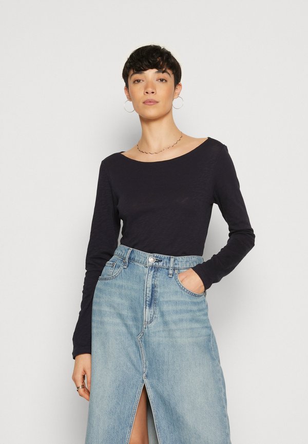 LONG SLEEVE BOAT NECK - Long sleeved top - manic midnight4