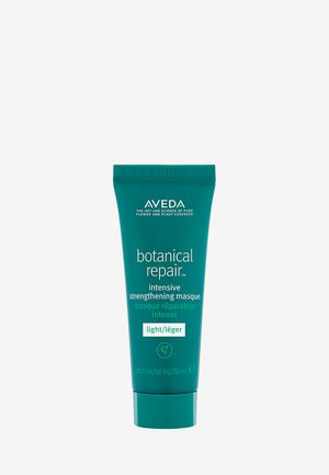Tube de masque capillaire intensif fortifiant Aveda Botanical Repair, formule légère, 25 ml, emballage vert sarcelle.
