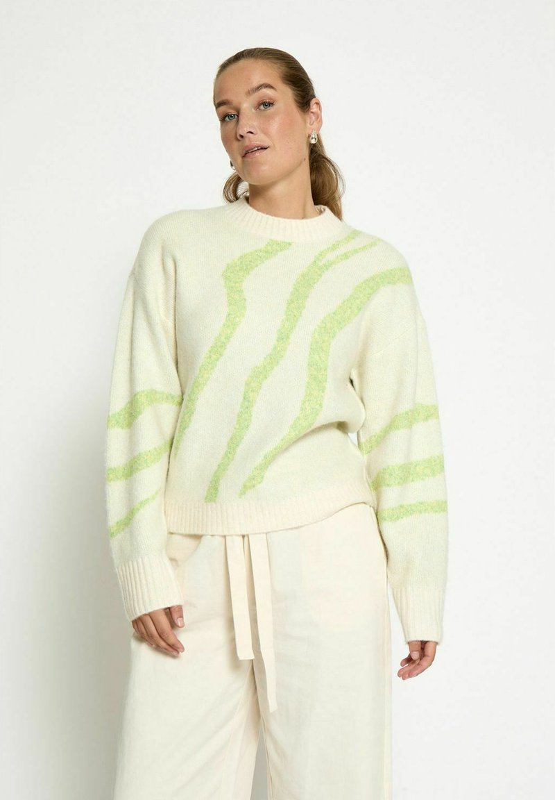 Desires Pulover - p dark citron print