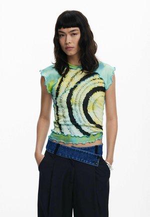 FISH - Print T-shirt - green