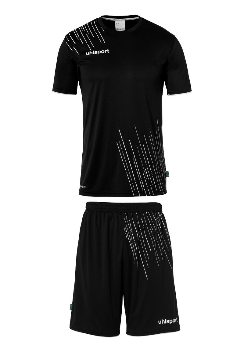 uhlsport - SET - Sports T-shirt - schwarz weiß, Enlarge