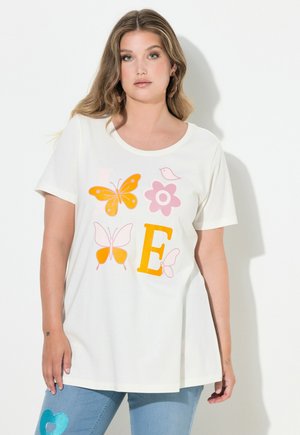 A-LINIE, LOVE-MOTIV - Camiseta estampada - off-white