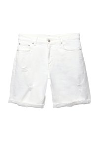 RIPPED BERMUDA  - Pantaloni scurți din denim - beige