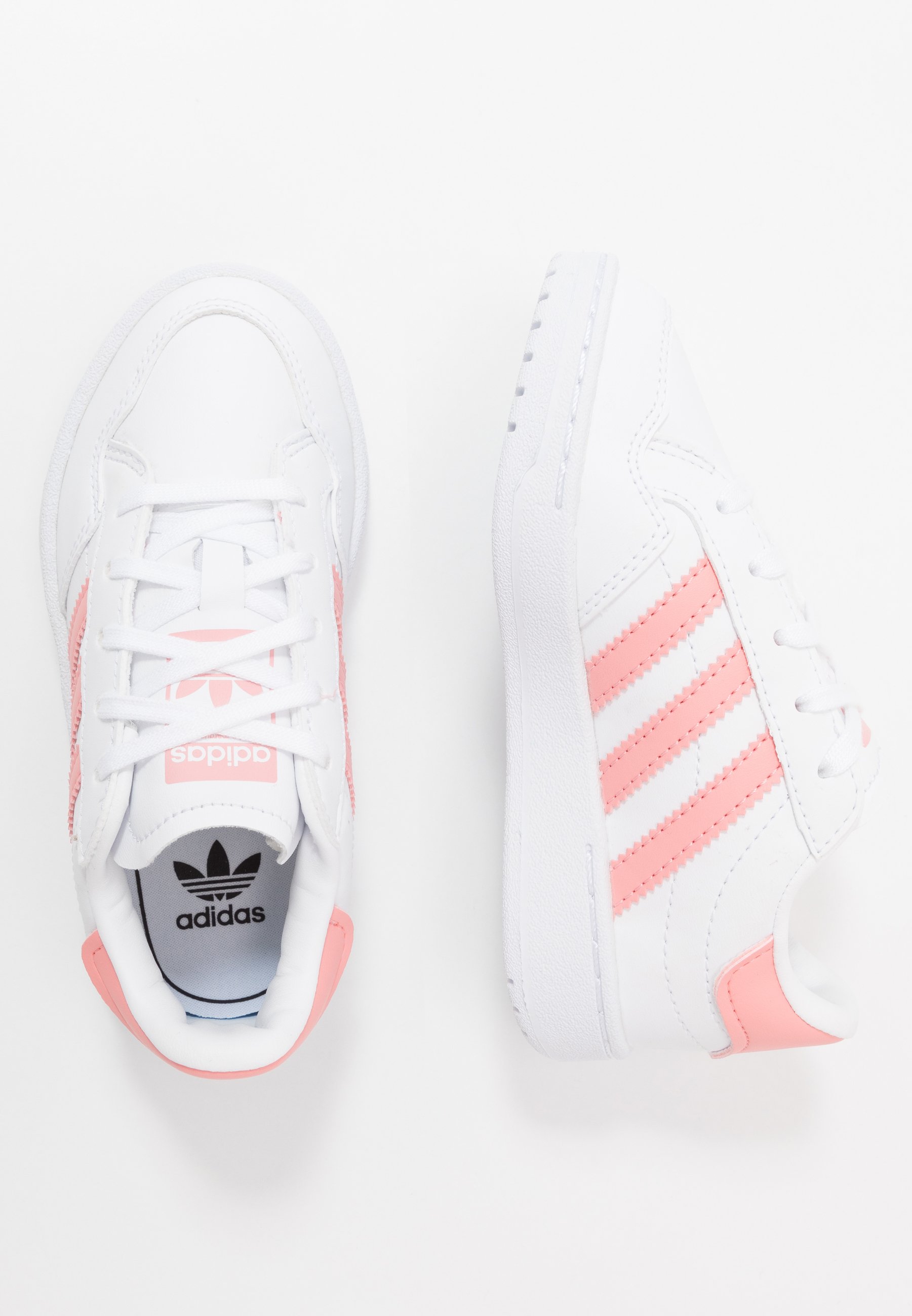 adidas Originals TEAM COURT - Sneakers basse - footwear white/glow  pink/core black/bianco - Zalando.it