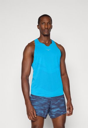RACE DAY SINGLET - Top - blue