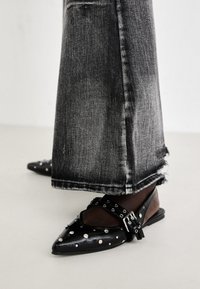 ONLAURA SLINGBACK BUCKLE - Slingback ballerina´s - black
