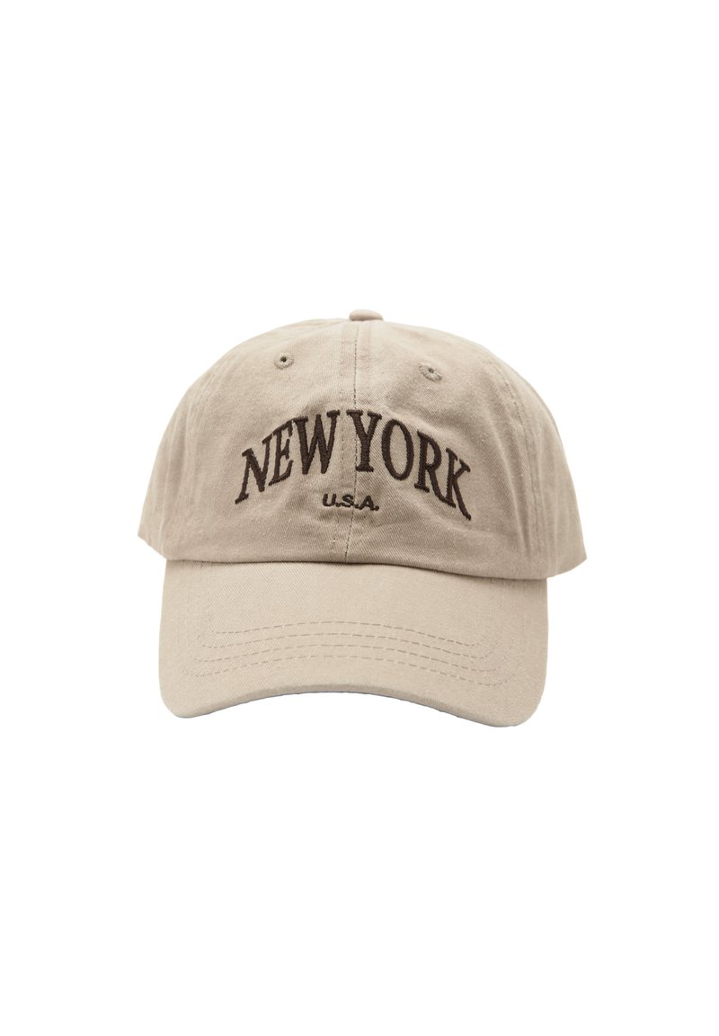 PULL&BEAR NEW YORK FADED Cap beige Zalando.de