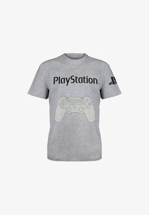 PLAYSTATION CONTROLLER DIAGRAM - T-shirt print - grey