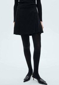 Mango Gonna a pieghe - black