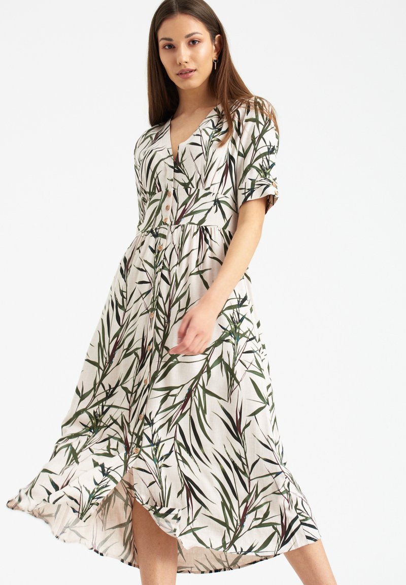 Greenpoint Vestito casual - beige/ green