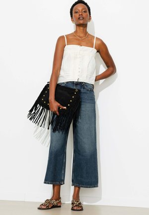 Promod, JEAN COURT ET LARGE - Wide Leg - jean brut