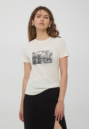 Terranova T-shirt con stampa - avorio