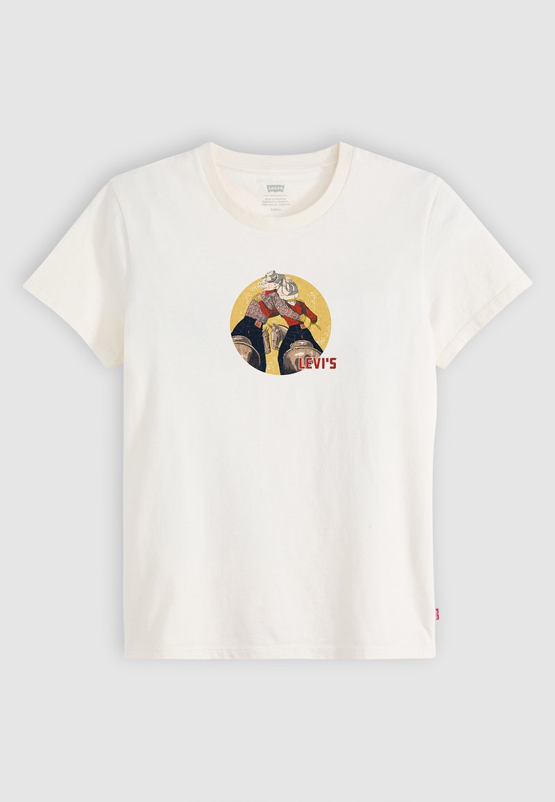 Levi’s® T-shirt print donkerroze
