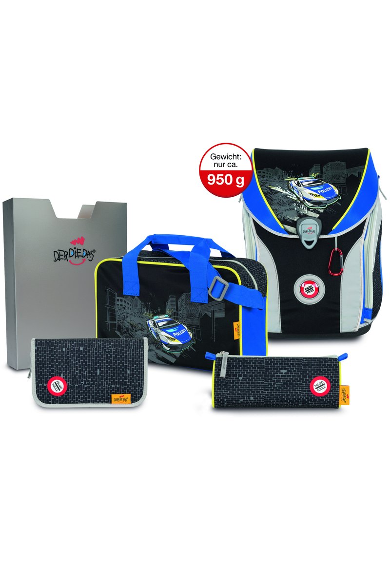 Kinder Schulranzen & Sets | DerDieDas Schulranzen Set speed police/schwarz - DD84081 Kinder Schulranzen & Sets | DerDieDas Schulranzen Set speed police/schwarz - DD84081
