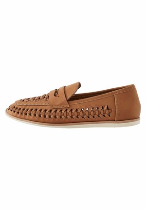 LOAFERS - Belebújós cipők - tan brown