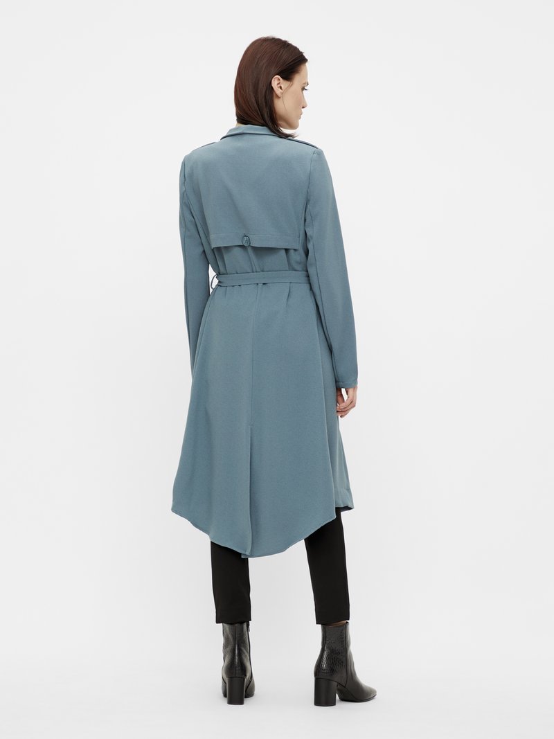Damen Parkas | Object OBJANNLEE L/S NOOS Trenchcoat blue mirage/hellblau - RW68222 Damen Parkas | Object OBJANNLEE L/S NOOS Trenchcoat blue mirage/hellblau - RW68222