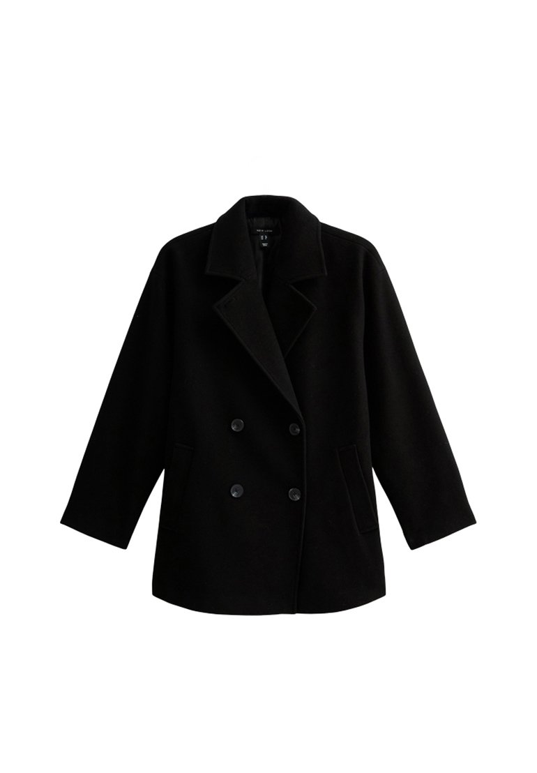 New Look Halflange jas zwart