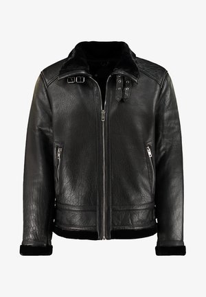 BEANDREW - Nahkatakki - black