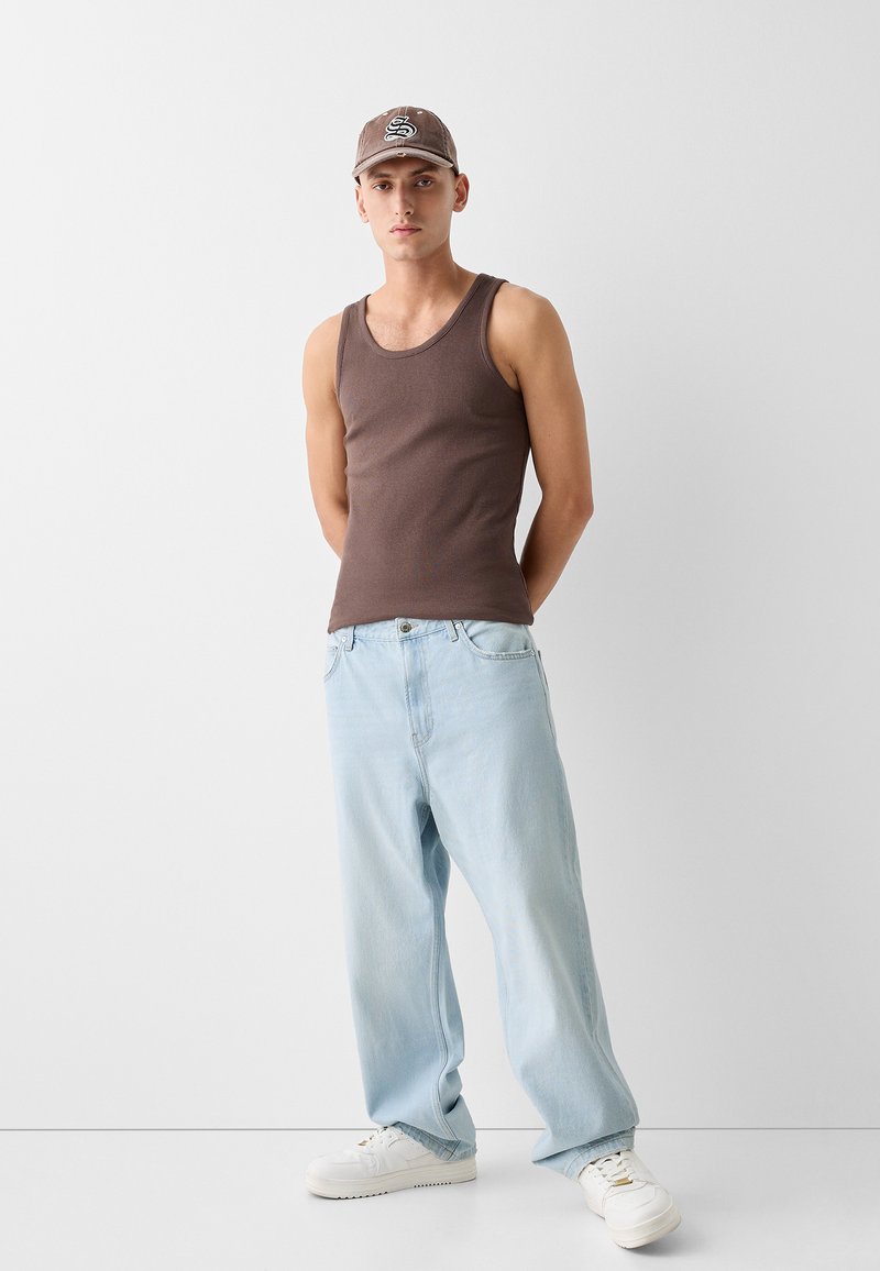 Bershka Straight leg jeans lichtblauw