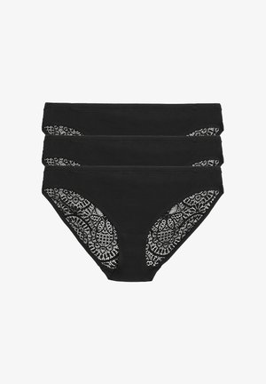 Marks & Spencer 3PACK - Kalhotky - black