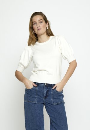 Minus LIVA TEE - Navadna majica - broken white